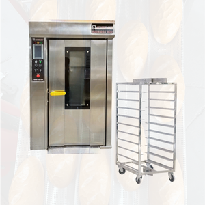 Four de boulangerie de haute qualité pour le pain 16 plateaux moteur de Support technique vidéo 1Hp ligne de Production de pain fabriqué au Vietnam usine - Product Image 1