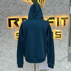 Sweat à capuche avec fermeture éclair imprimé à prix de gros de haute qualité et étiquette personnalisée sweats à capuche pour hommes à bas prix fabriqués en usine - Product Image 2