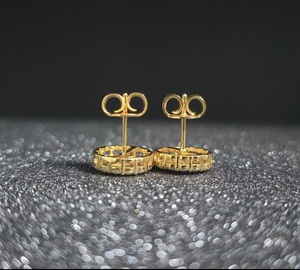 Exquisitos y Delicados Pendientes de Diamantes para Mujer, Oro Real, Plata 925, Moissanita, Elegantes y Brillantes, Regalo de Joyería - Product Image 2