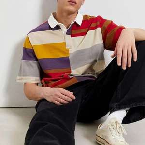 เสื้อโปโลผู้ชายคุณภาพสูง สีสันสดใส ผ้าฝ้าย 100% แขนสั้น สวมใส่สบาย น้ำหนักเบา - Product Image 4
