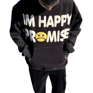 Service OEM Impression 3D en relief Sweat-shirt unisexe grande taille personnalisé avec logo Sweat-shirt d'hiver 100% coton polaire 6XL Teint uni - Product Image 2