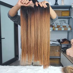 100% Extensions de cheveux humains vietnamiens bruts vierges 4*4 HD fermeture à lacet Blonde vague crépue frontale Style bébé fermeture de haute qualité - Product Image 2