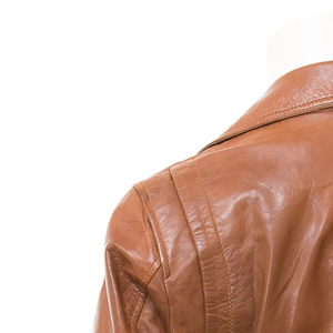 แจ็คเก็ตหนังแท้สไตล์ใหม่สำหรับผู้หญิง ระบายอากาศได้ดีและทันสมัย มีจำหน่ายในราคาขายส่ง - Product Image 5