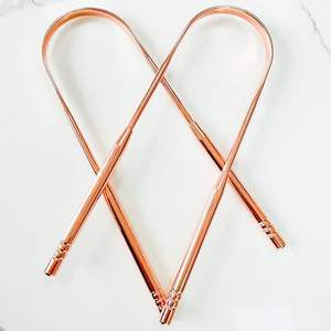 Limpiador de Lengua de Cobre Reutilizable para una Rutina de Cuidado Bucal Ecológica que Ofrece Beneficios de Uso Diario Duraderos - Product Image 5