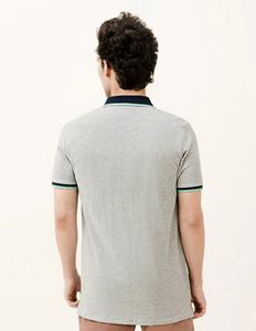 เสื้อยืดแห้งเร็วสำหรับผู้ชายและผู้หญิงผ้าคอตตอน100% พร้อมพิมพ์โลโก้แบบระเหิดสำหรับโปโล - Product Image 6