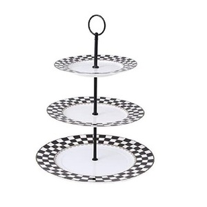 Soporte de pastel galvanizado de 3 capas con diseño ventajoso para el hogar y utensilios de cocina Servidor de soporte para cupcakes hecho en La India - Product Image 6