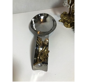 Repose-cuillère personnalisé en acier inoxydable Thali Tree, couleur personnalisée, fait main, écologique, compatible lave-vaisselle et four - Product Image 3