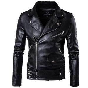 American High-end Flying Bomber <b>Jacket</b> Men's Trendy Brand Spring Autumn Imitation Leather High Street Streetwear - Product Image 3