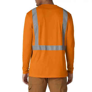 Camisa de Seguridad Reflectante de Alta Visibilidad Hecha a Medida con Mangas Largas para Hombre 2025, Camisa de Seguridad Personalizada para Uso en Exteriores - Product Image 2