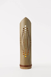 Lámpara colgante de bambú artesanal diseño ecológico artístico iluminación excepcional para hogares restaurantes resorts y decoración interior moderna - Product Image 5