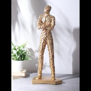 Elegante Figura de Hombre, Objeto Artístico Moderno para Mesa, Adorno Decorativo para el Hogar, Oficina, Sala de Estar, Estudio, Hecho a Mano en India - Product Image 1