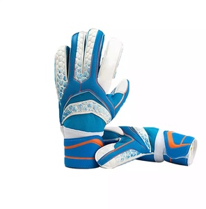 Gants de gardien de but de football personnalisables de haute qualité Protection des doigts en latex de qualité supérieure Articles de sport en cuir de haute qualité - Product Image 5