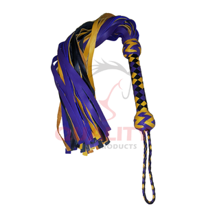 Nuevo látigo de cuero con hebras sin enredos y mango antideslizante, ideal para amantes del impacto y sesiones de juego provocativas. - Product Image 5