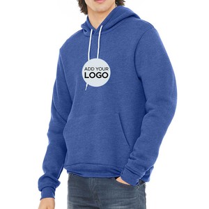 Sweat-shirts à capuche unisexes en polaire de coton poly Bella + Canvas, fabricant de sweat-shirts à capuche, vente en gros - Product Image 2