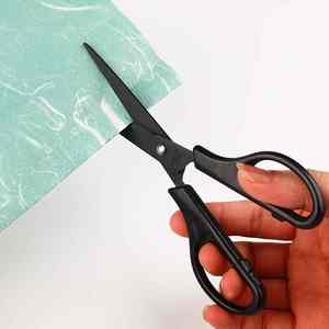 Venta caliente de acero inoxidable Oficina Escuela Estudiante Tijeras para niños Cortar papel Papelería Tijeras para el hogar - Product Image 4