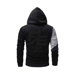 Vente en gros OEM Sweats à capuche en polaire pour hommes personnalisés Sweats à capuche épais et respirants pour la saison d'hiver bas quantité minimale de commande - Product Image 2