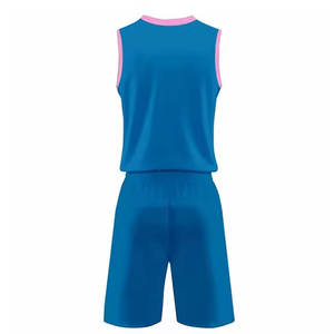 Uniformes de basket-ball personnalisés de haute qualité pour hommes dernière impression par sublimation grande taille vente en gros style d'ensemble - Product Image 3