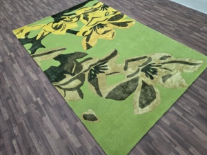 Tapis tapis design moderne Floral décor à la maison tufté à la main 100% haute laine tapis pour salon et chambre d'enfants coupe pile tapis ensemble - Product Image 6