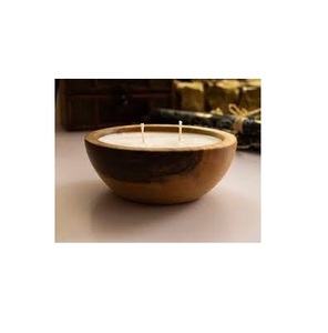 Bougeoir en bois écologique bol à pâte et bougie à bol à pâte de fête de Noël de la meilleure qualité pour la décoration intérieure - Product Image 4