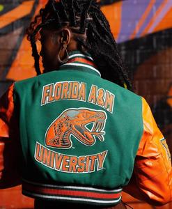 Florida A & M University Famu Varsity Jacket para hombres y mujeres Lettermen Jacket - Product Image 3