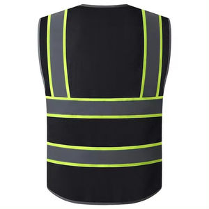 Nouveau gilet de sécurité pour hommes disponible pour la couleur unie et personnaliser le logo meilleur gilet de sécurité de conception - Product Image 2
