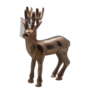 Nueva decoración decorativa de Navidad de aluminio Rein Deer F354 latón EPL hecho a mano personalizado hogar vajilla decorativa - Product Image 6