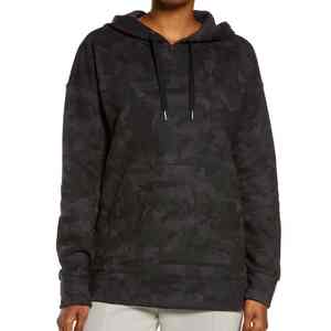 Sweat-shirt à capuche en coton naturel pour femmes, respirant, coupe moderne, décontracté - Product Image 1