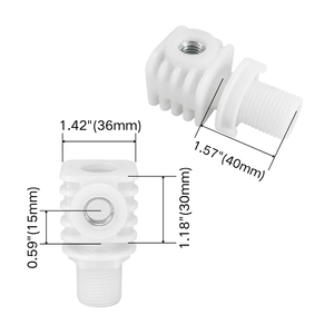 Kit complet de fixation pour toilettes murales 502.380.00.1, installation dissimulée par montage supérieur et latéral avec quincaillerie en acier inoxydable - Product Image 3