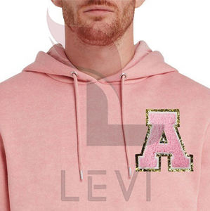 เสื้อฮู้ดปักผ้ากำมะหยี่สำหรับผู้ชายเสื้อมีฮู้ดผ้านุ่มผสมคอตตอนผ้านุ่มโลโก้ตามสั่ง - Product Image 6