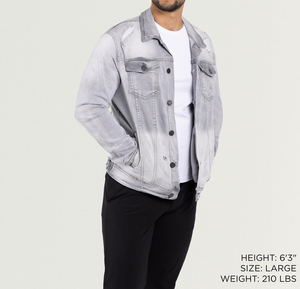 Veste en jean vintage pour homme de qualité supérieure du meilleur fournisseur, nouvelle collection printemps, en polyester, élégante, respirante, imperméable et à séchage rapide - Product Image 3