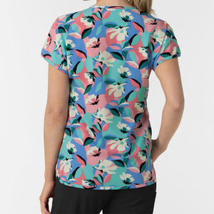 Hauts de gommage unisexe imprimés Dolmain personnalisés uniformes médicaux extensibles en coton veste d'infirmière tissée et robe de médecin pour une utilisation à l'hôpital - Product Image 2