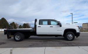 NICELY USED 2023 SILVERADO 3500HD WORK TRUCK <b>TRIM</b> PICKUP TRUCK AUTOMATIC FOUR <b>WHEEL</b> DRIVE 6.6L WHITE EXTERIOR TRANSMISSION - Product Image 4