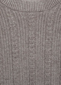 Pulls en maille 100% coton à col rond à manches longues pour homme, style hip-hop, logo personnalisé OEM/ODM, vêtements décontractés d'hiver, chauds - Product Image 3