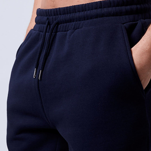 Shorts de sport pour hommes personnalisables avec logo, en toile, séchage rapide, avec cordon de serrage, décontractés, pour fitness, athlétisme, entraînement et sport, couleur unie - Product Image 6