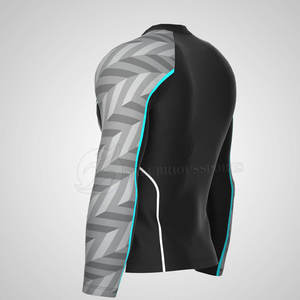 Protège-éruption à manches longues pour hommes avec protection UPF 50 + Logo personnalisable et design respirant Sublimation personnalisée - Product Image 6