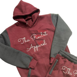 Sudadera con capucha bordada y logotipo personalizado para hombre, ropa deportiva de talla grande para gimnasio para invierno - Product Image 6