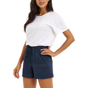Servicio OEM, Precio al por Mayor, Shorts de Algodón Personalizados para Mujer, Nueva Llegada, Shorts de Marca Privada para Mujer - Product Image 4