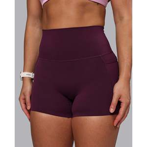 Elixir Short Ultra Taille Haute pour Femme avec 4 Poches - Cherry Lacquer - Product Image 2