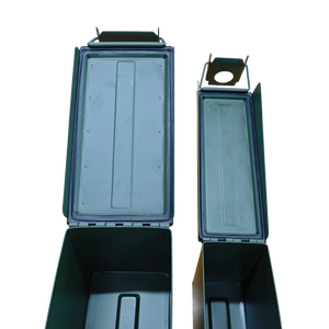 Boîte de rangement pour munitions en acier, résistante à l'eau, étanchéité supérieure, durabilité tactique, OEM/ODM, sécurité garantie, chasse, extérieur, intérieur - Product Image 5