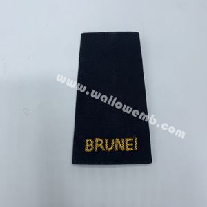 Epaulettes de Alta Calidad con Bordado Wallow para Oficiales de la Fuerza Aérea Real de Brunéi, Uniformes con Epaulettes de Hombro para Defensa Personal - Product Image 1