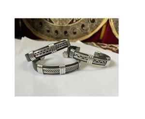 กำไลข้อมือเงินสำหรับผู้หญิงเครื่องประดับสำหรับการเผาศพทำจากสเตนเลสสตีลที่นิยมมากที่สุดมีสามสี - Product Image 4