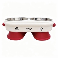 Gamelle double surélevée pour animaux de compagnie – Station d'alimentation pour chiens et chats – Gamelles pour chiens et chats – Collection en gros