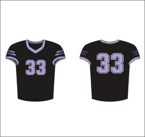 Maillot de football américain personnalisé pour adultes et enfants Maillot de football 100% polyester américain - Product Image 1