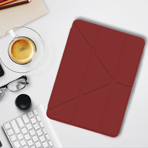 Coque rouge IPAD Pro 11 pouces 2018-2022 compatible avec l'iPad Mini 4 en cuir PU PC et silicone certifié FCC - Product Image 3