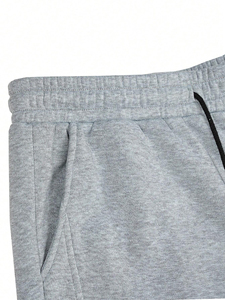 Ensemble de survêtement pour homme 2025, décontracté, quotidien, couleur unie, à capuche, imprimé personnalisé, respirant, léger, polaire 100% - Product Image 3