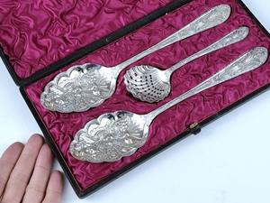 ชุดช้อนหัวออกแบบเสร็จสีเงินหรูหราสำหรับงานเลี้ยงงานแต่งงานห้องครัวที่บ้านใช้เป็นของขวัญจากอินเดีย - Product Image 6