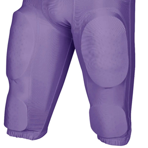 Pantalon de football américain rembourré orange pour homme avec fermeture à ceinture, coupe athlétique, toutes saisons, couleur unie, matière polyester - Product Image 6
