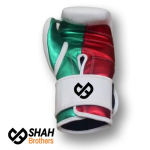 Guantes de boxeo Sanda de encaje de 10oz, entrenamiento profesional de combate con cuero dorado Maya Hide para Muay Thai MMA Kickboxing y De Boxeo - Product Image 3