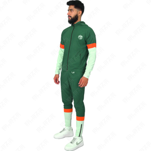 Vente en gros OEM nouvelle veste coupe-vent élégante et chaude pour hommes avec fermeture éclair ensemble coupe-vent fin coupe-vent d'hiver - Product Image 2