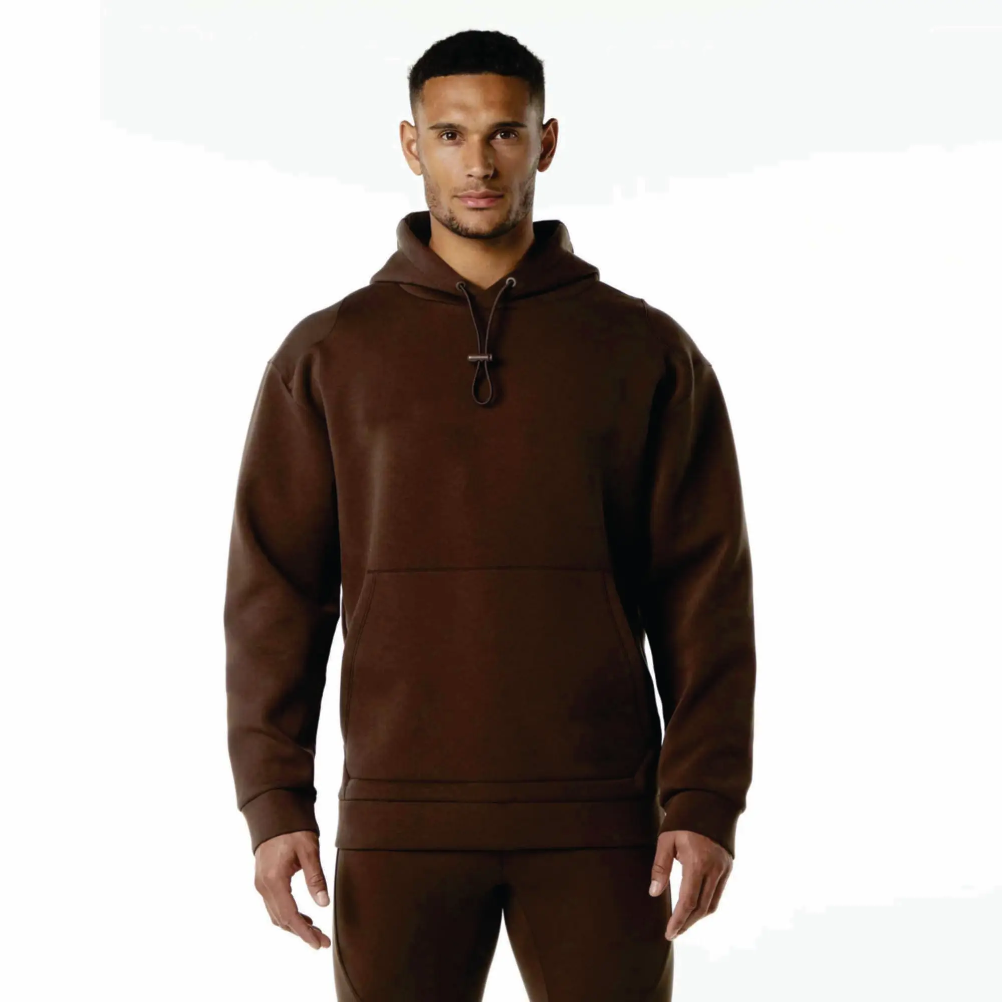 Ağır kürk polar Hoodie erkekler için özelleştirilmiş yeni varış kalın kürk polar Hoodies ile nakış